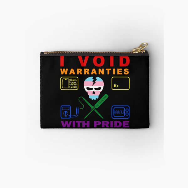 Item preview, I VOID WARRANTIES WITH PRIDE - LGBTI designed and sold by Jilles Groenendijk.