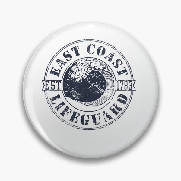 Item preview, East Coast Lifeguard Sticker designed and sold by Landry347.