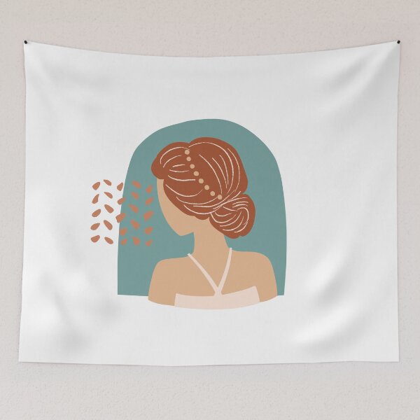 Item preview, Red hair woman designed and sold by Pinkbrushco.