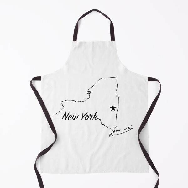 Item preview, New York -- US State (simple outline with capital star)  designed and sold by ArchitectGrubb.