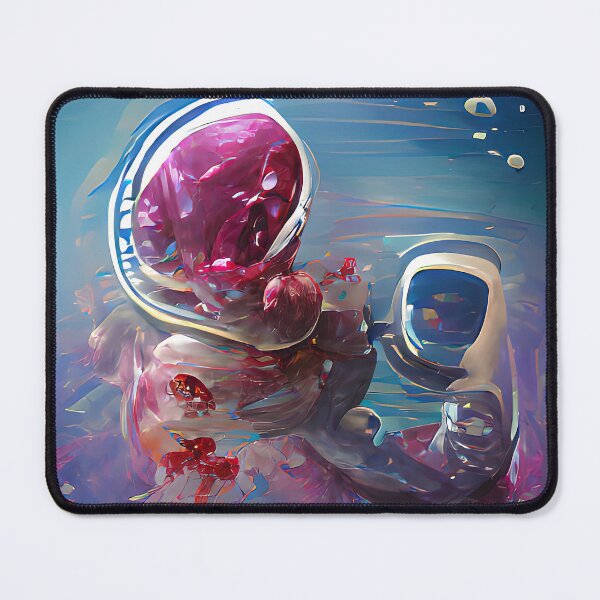 Item preview, Astronaut Wrestles Alien Corpse designed and sold by PlacidHinds.