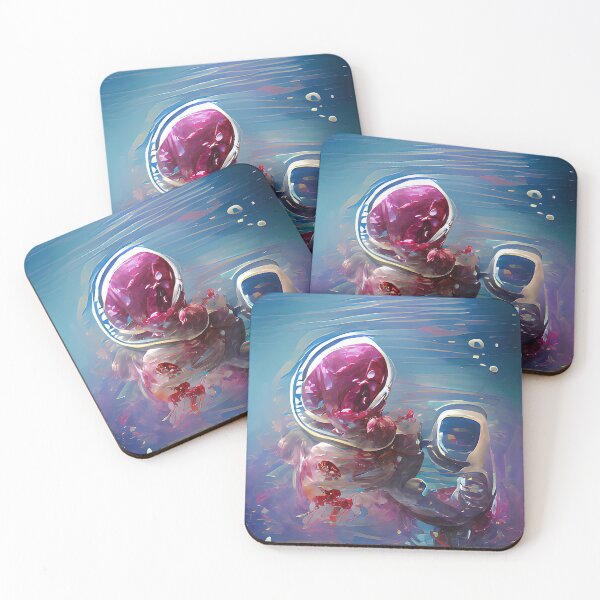 Item preview, Astronaut Wrestles Alien Corpse designed and sold by PlacidHinds.