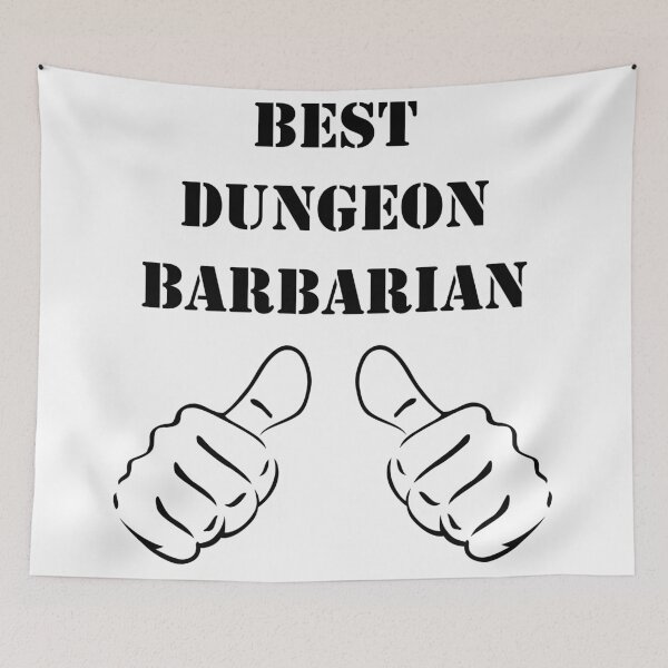 Item preview, BEST DUNGEON BARBARIAN 5E RPG Rage Meme Class designed and sold by geekydesigner.