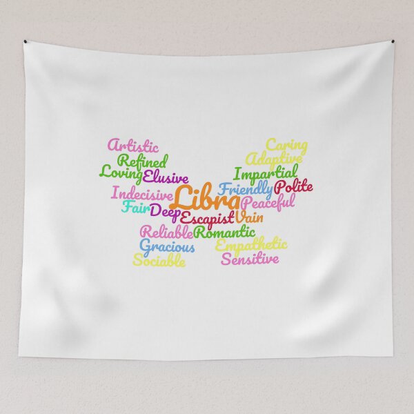 Item preview, Libra Word Cloud Shirt Poster designed and sold by spangzawiatruq.