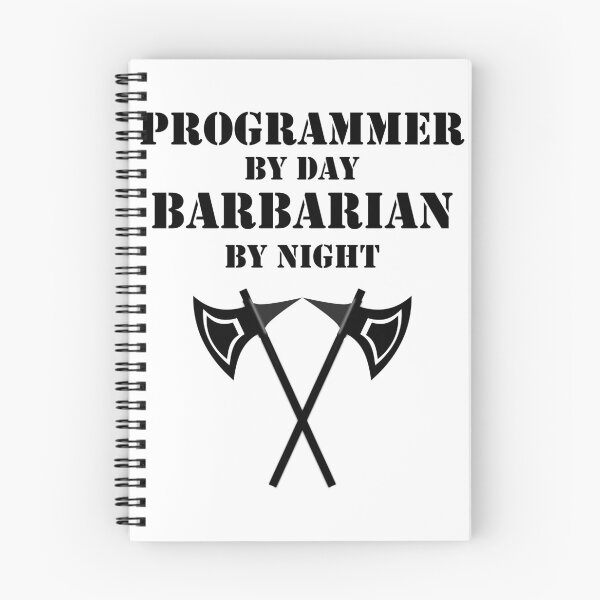 Item preview, PROGRAMMER BY DAY BARBARIAN BY NIGHT RPG 5E Rage Meme Class designed and sold by geekydesigner.