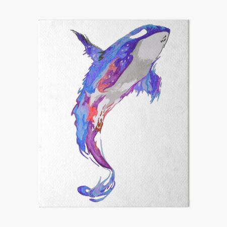 whale Art Board Print