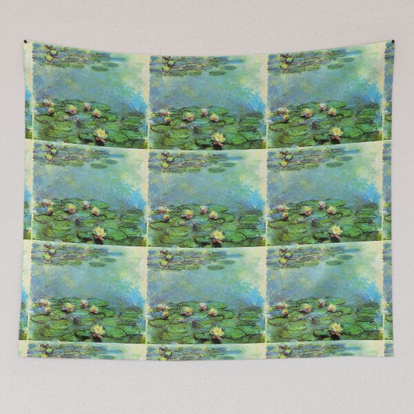 Item preview, Cloud Monet, 1917 Waterlily on canvas, Vintage Art designed and sold by naturematters.