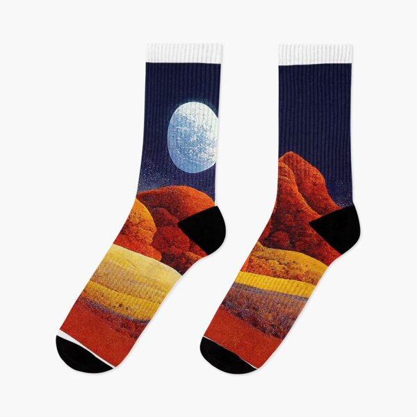 Item preview, mountain landscape on a moonlit night designed and sold by Mike Kiev art.