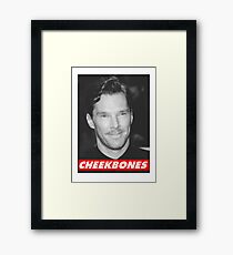 Benedict Cumberbatch Cheekbones Framed Print
