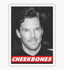 Benedict Cumberbatch Cheekbones Sticker
