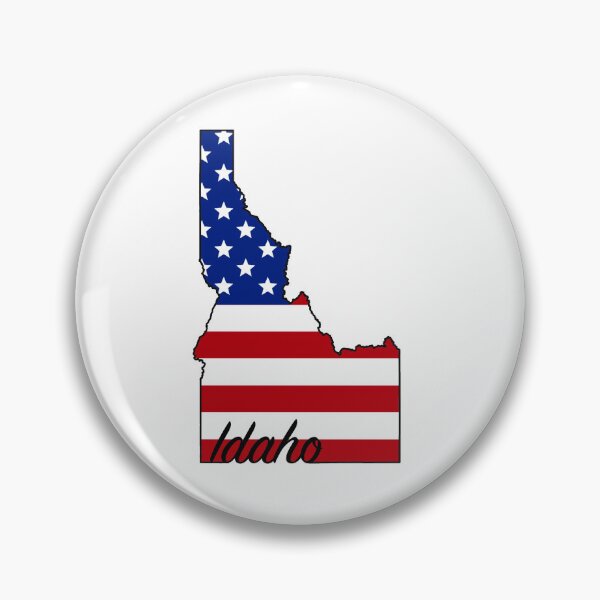 Item preview, Idaho -- US State (flag-map)  designed and sold by ArchitectGrubb.