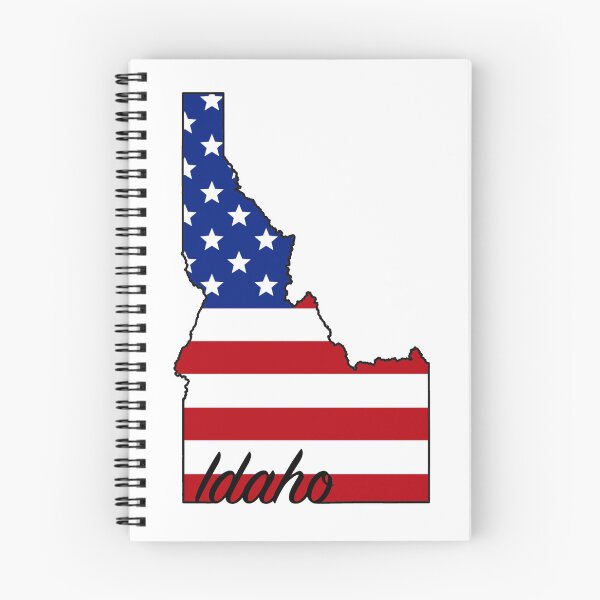 Item preview, Idaho -- US State (flag-map)  designed and sold by ArchitectGrubb.