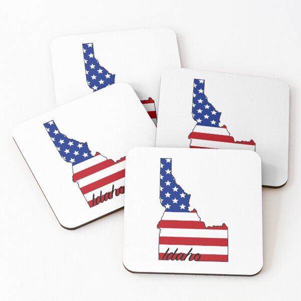 Item preview, Idaho -- US State (flag-map)  designed and sold by ArchitectGrubb.