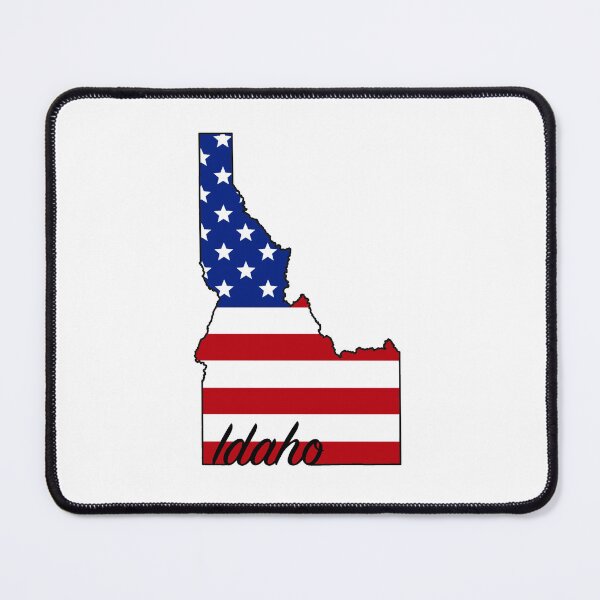 Item preview, Idaho -- US State (flag-map)  designed and sold by ArchitectGrubb.