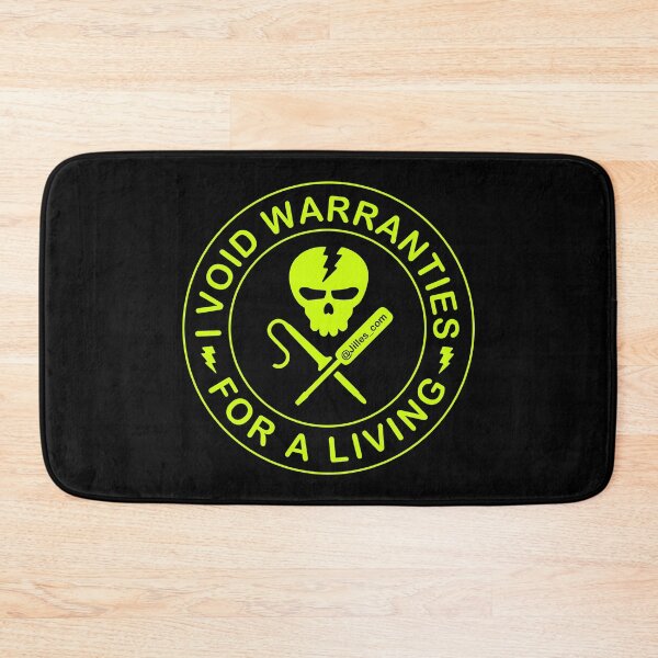 Item preview, I VOID WARRANTIES FOR A LIVING - ROUND designed and sold by Jilles Groenendijk.