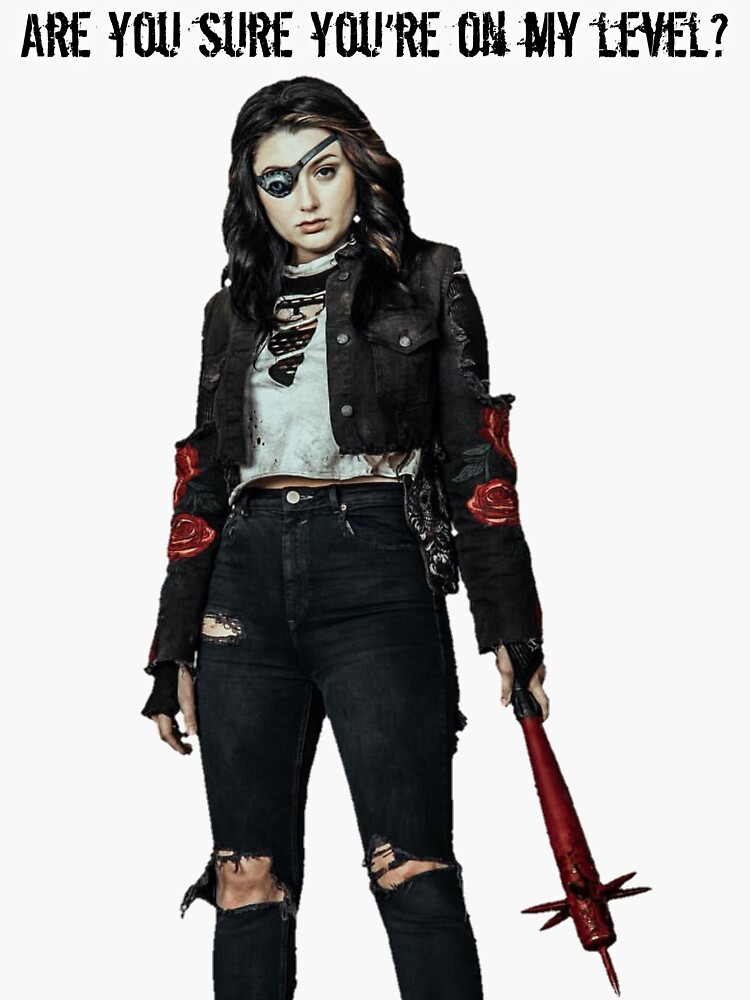 "Z Nation Eyepatch Addy" Sticker for Sale by deadmoonelf Redbubble