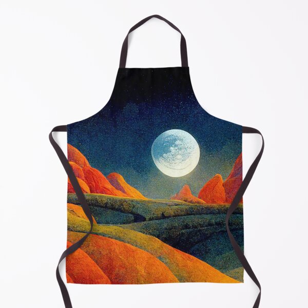 Item preview, mountain landscape on a moonlit night 4 designed and sold by Mike Kiev art.