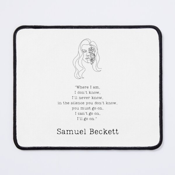 Item preview, "I'll go on" - Samuel Beckett designed and sold by BookberryGarden.