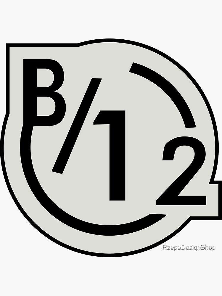 "B/12 Bot - Stray Reference " Sticker For Sale By RzepaDesignShop ...