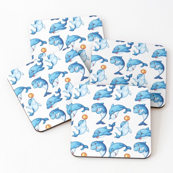 Item preview, Dolphins seamless background designed and sold by Faisal  Hayat.
