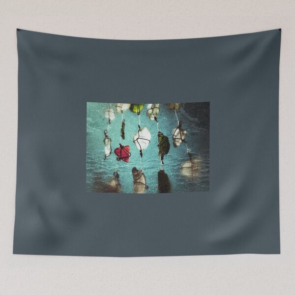 Item preview, Sea Glass Suncatcher (Photo) Dreamy Beachy Sunlit Sea Glass Pieces and Grunge Style Abstract Ocean Background 2 of 2 designed and sold by Beachy.