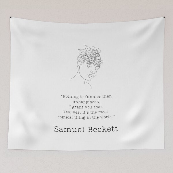 Item preview, "Unhappiness" - Samuel Beckett designed and sold by BookberryGarden.