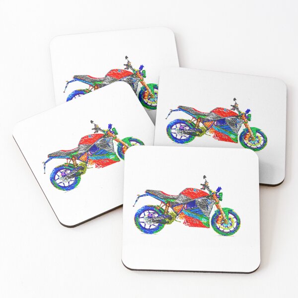Item preview, Energica Esseesse 9 RS oil paint colorized designed and sold by Beakerzor.