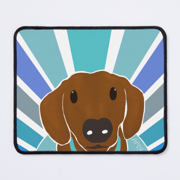 Item preview, Dachshund Sun Rays - Blue designed and sold by artylulu.
