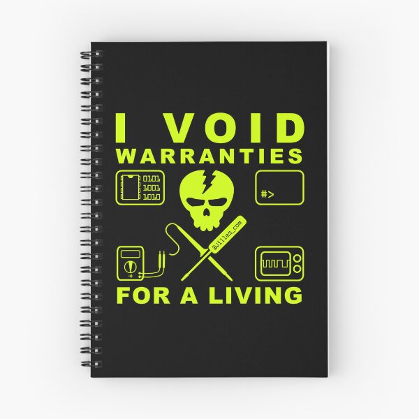 Item preview, I VOID WARRANTIES FOR A LIVING designed and sold by Jilles Groenendijk.