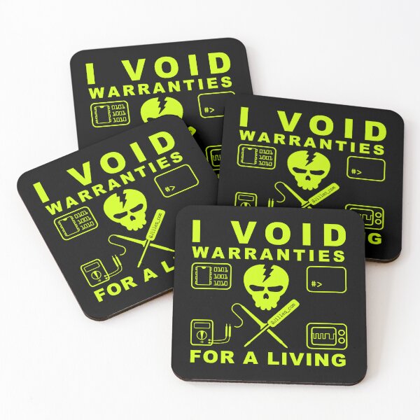 Item preview, I VOID WARRANTIES FOR A LIVING designed and sold by Jilles Groenendijk.