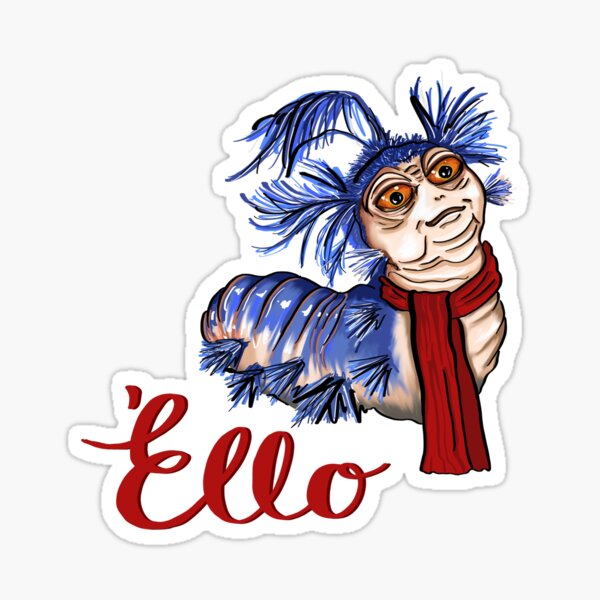 Just a worm Sticker