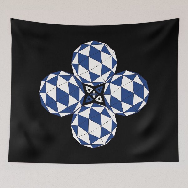 Item preview, Icosahedron Star (Bm&W) designed and sold by createVisions.