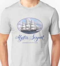 Mystic Seaport Clipper Ship Unisex T-Shirt