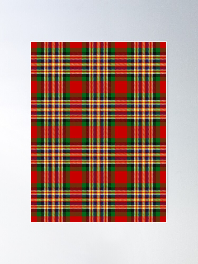 Royal Stewart tartan Poster