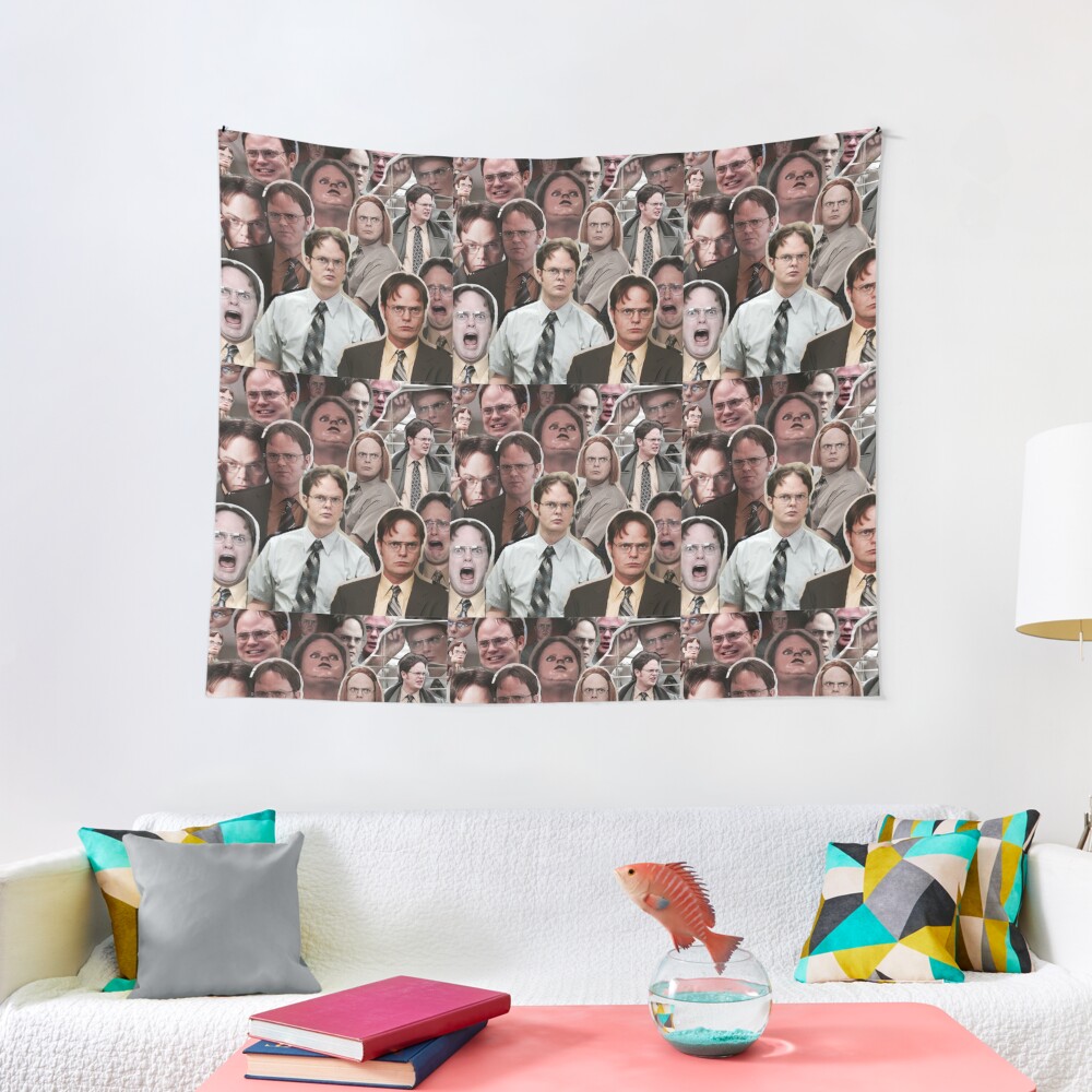"Dwight Schrute The Office" Tapestry by effsdraws Redbubble