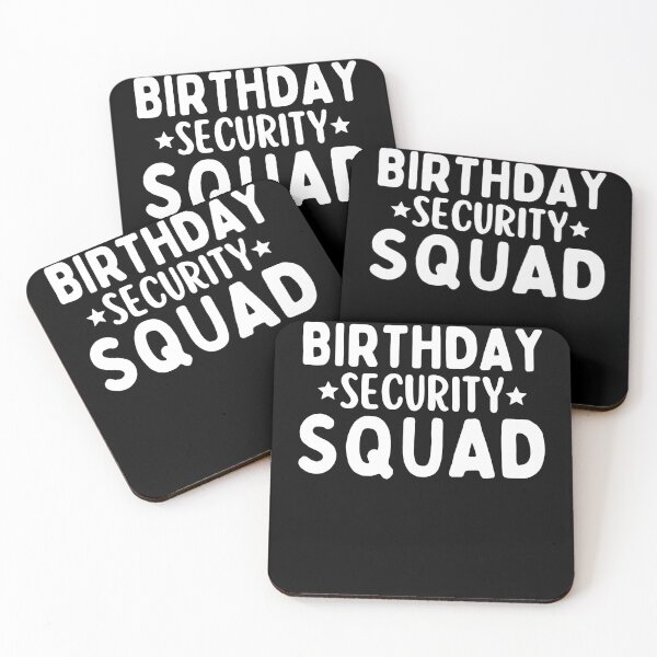 Item preview, Birthday Security Squad Birthday Family Matching  designed and sold by suzywithzy.
