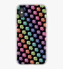 Rainbow Squid on black iPhone Case