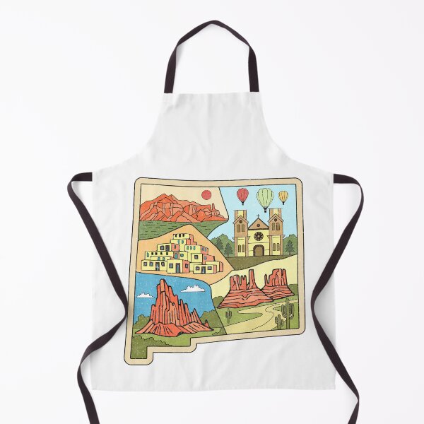 Item preview, Vintage New Mexico State Map - Las Vegas Carlsbad Caverns Albuquerque Souvenir designed and sold by merchzy.