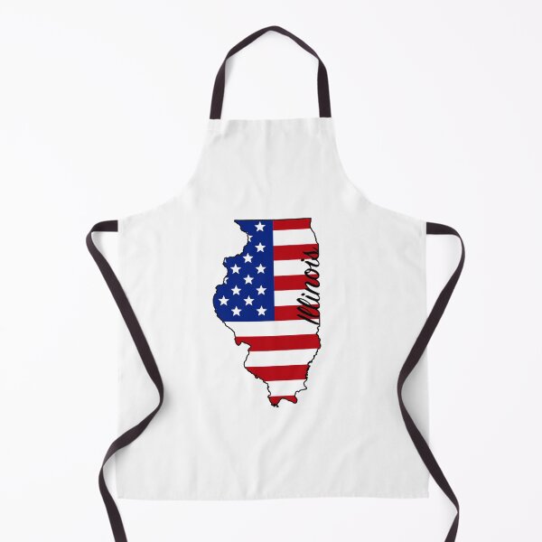 Item preview, Illinois -- US State (flag-map)  designed and sold by ArchitectGrubb.