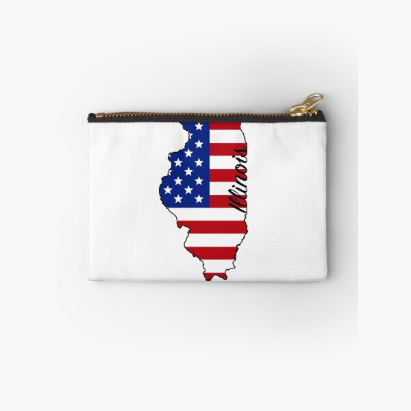 Item preview, Illinois -- US State (flag-map)  designed and sold by ArchitectGrubb.