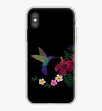 Hawaii Embroidery flower iPhone Case