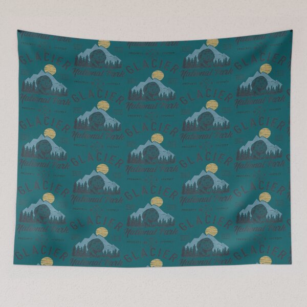 Item preview, Glacier National Park novlelty Road trip Montana    designed and sold by NileTeez.