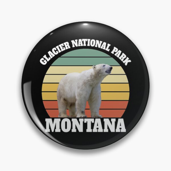 Artikelvorschau, Glacier Nationalpark-Eisbär-Tier-T-Shirt entworfen und verkauft von NileTeez.