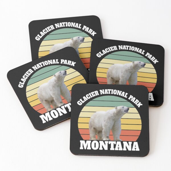Item preview, Glacier National Park Polar Bear Animal Tshirt   designed and sold by NileTeez.