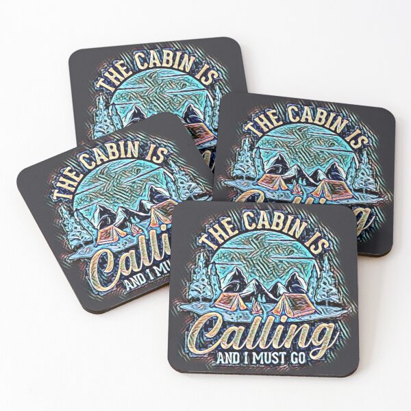 Item preview, The cabin is calling and i must go designed and sold by Puppy Paws.