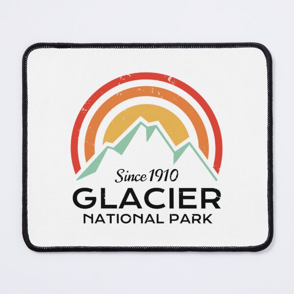Item preview, Glacier National Park Retro Vintage Mountain    designed and sold by NileTeez.