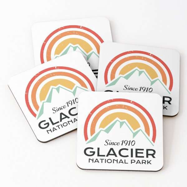 Item preview, Glacier National Park Retro Vintage Mountain    designed and sold by NileTeez.