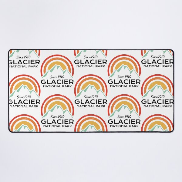 Item preview, Glacier National Park Retro Vintage Mountain designed and sold by NileTeez.
