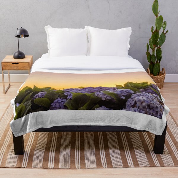 Item preview, Hydrangea flower, sunrise light, Azores islands. designed and sold by AylaHarbich.