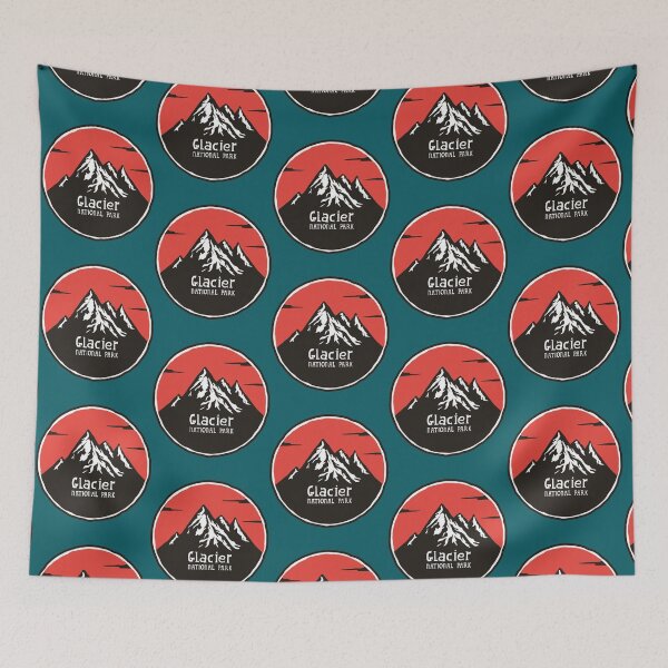 Item preview, glacier national park sign   designed and sold by NileTeez.